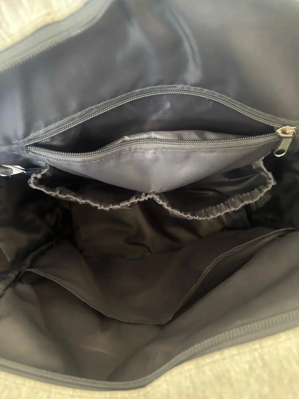 Eddie Bauer Diaper Bag Backpack Gray/Tan - Picture 6 of 9